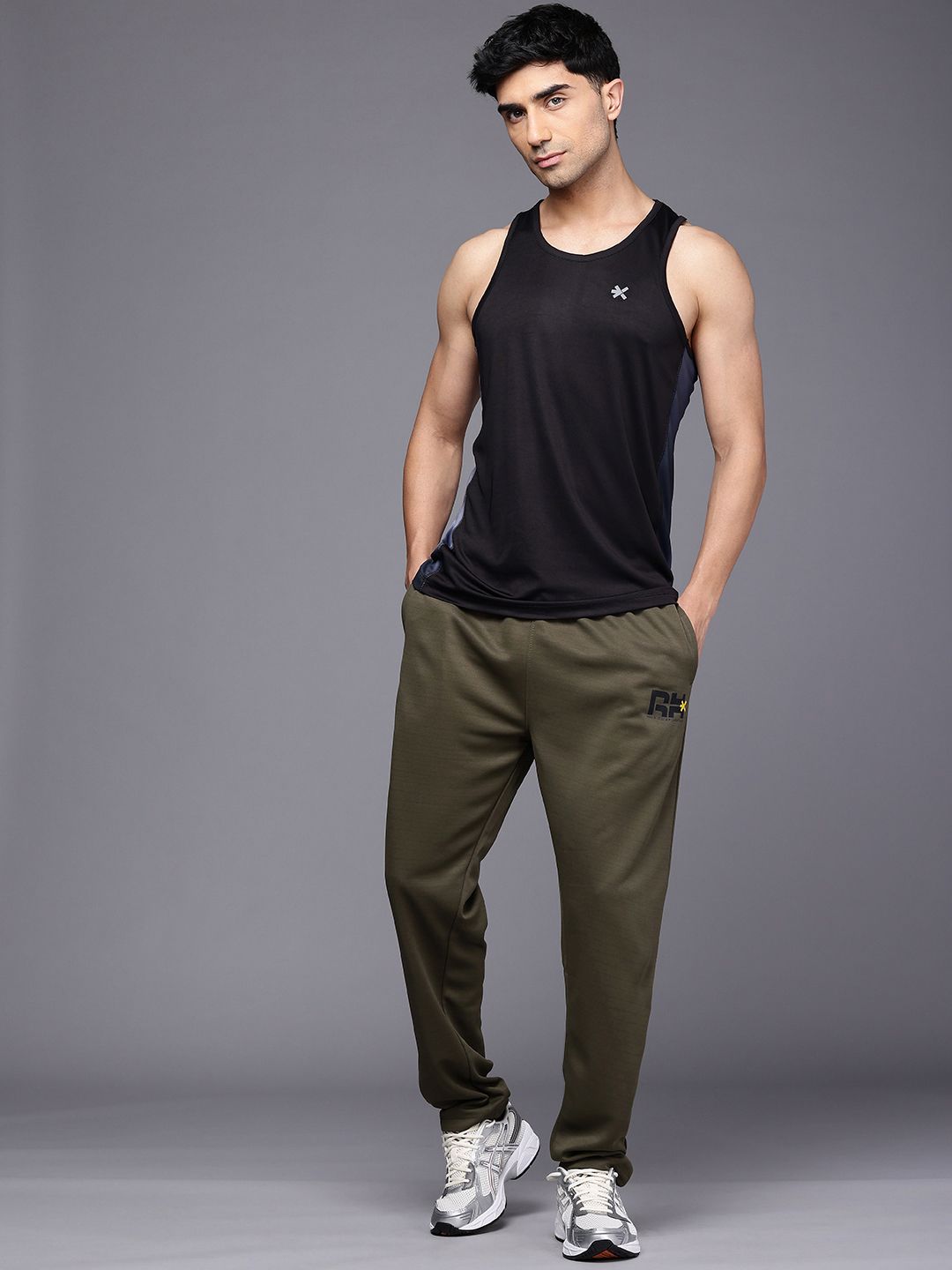 HRX oleh Hrithik Roshan Men Rapid-Dry Running Track Seluar