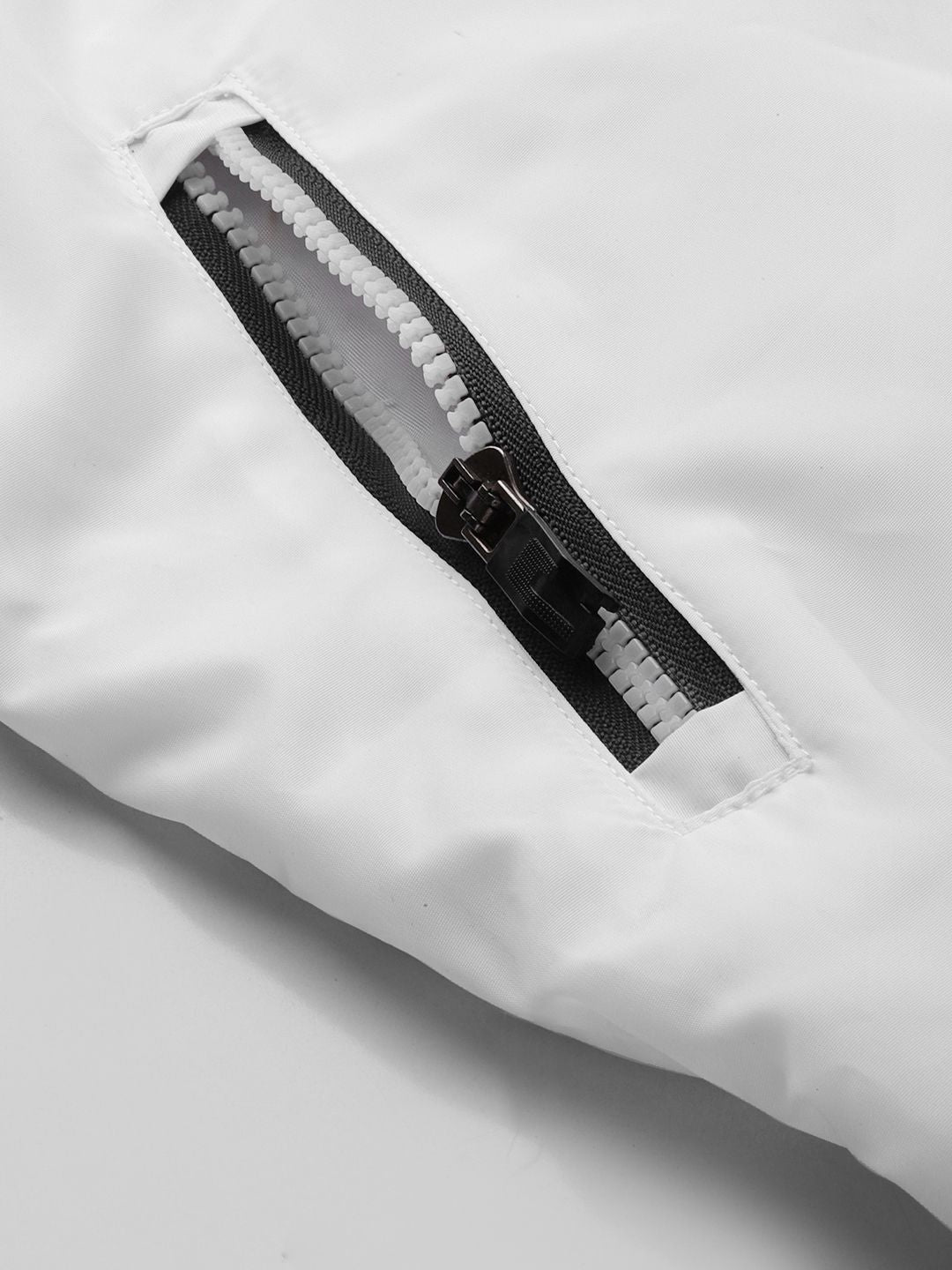 The Indian Garage Co Men White Sporty Jacket