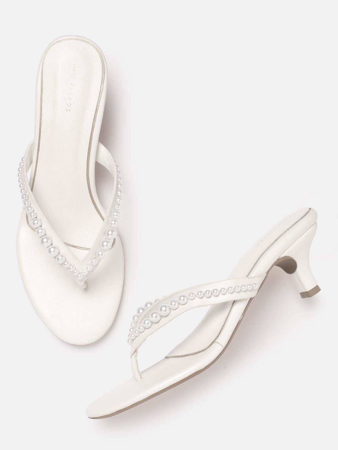 Lino Perros Embellished Kitten Heel