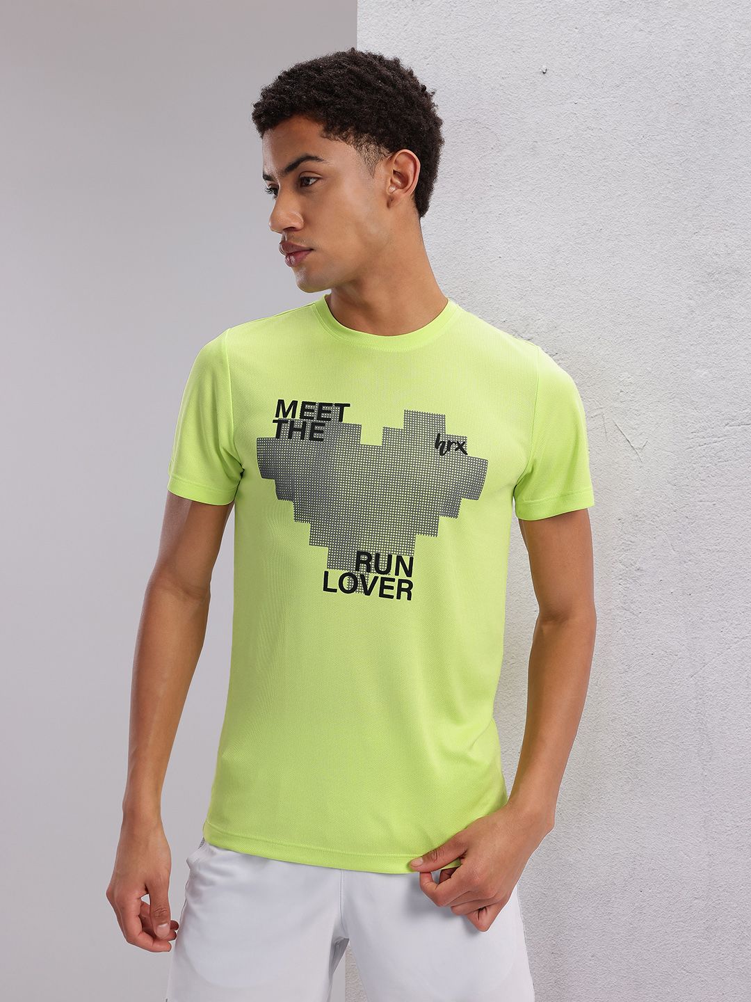 HRX by Hrithik Roshan Couple Collection Printed Rapid-Dry Running T-shirt