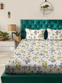 Moda Rapido X KLOTTHE Berwarna Bunga 300 TC Cadar King dengan 2 Sarung Bantal