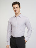Raymond Slim Fit Striped Pure Cotton Formal Shirt