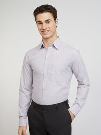 Raymond Slim Fit Striped Pure Cotton Formal Shirt