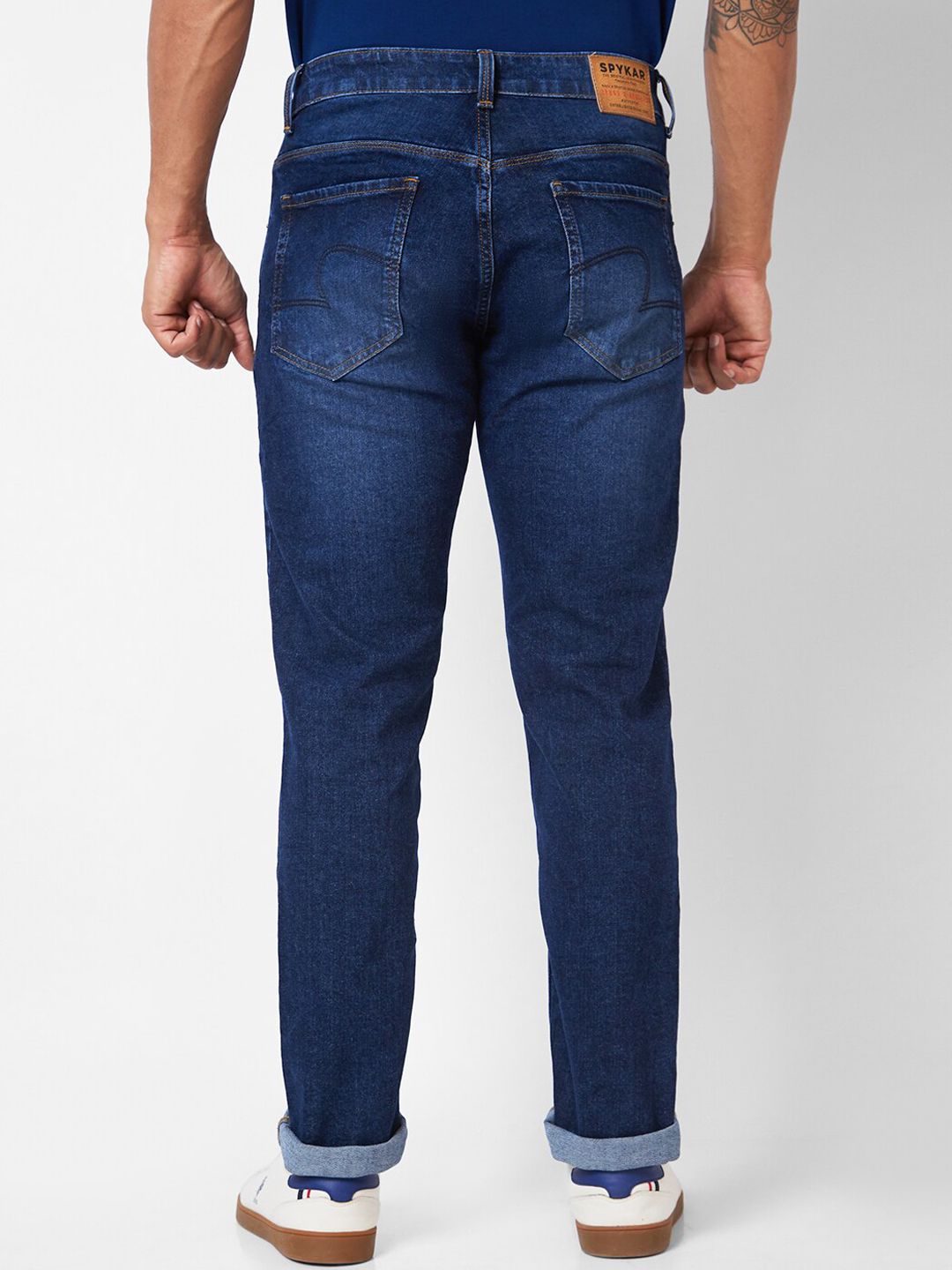 SPYKAR Men Mid Rise Heavy Fade Jeans
