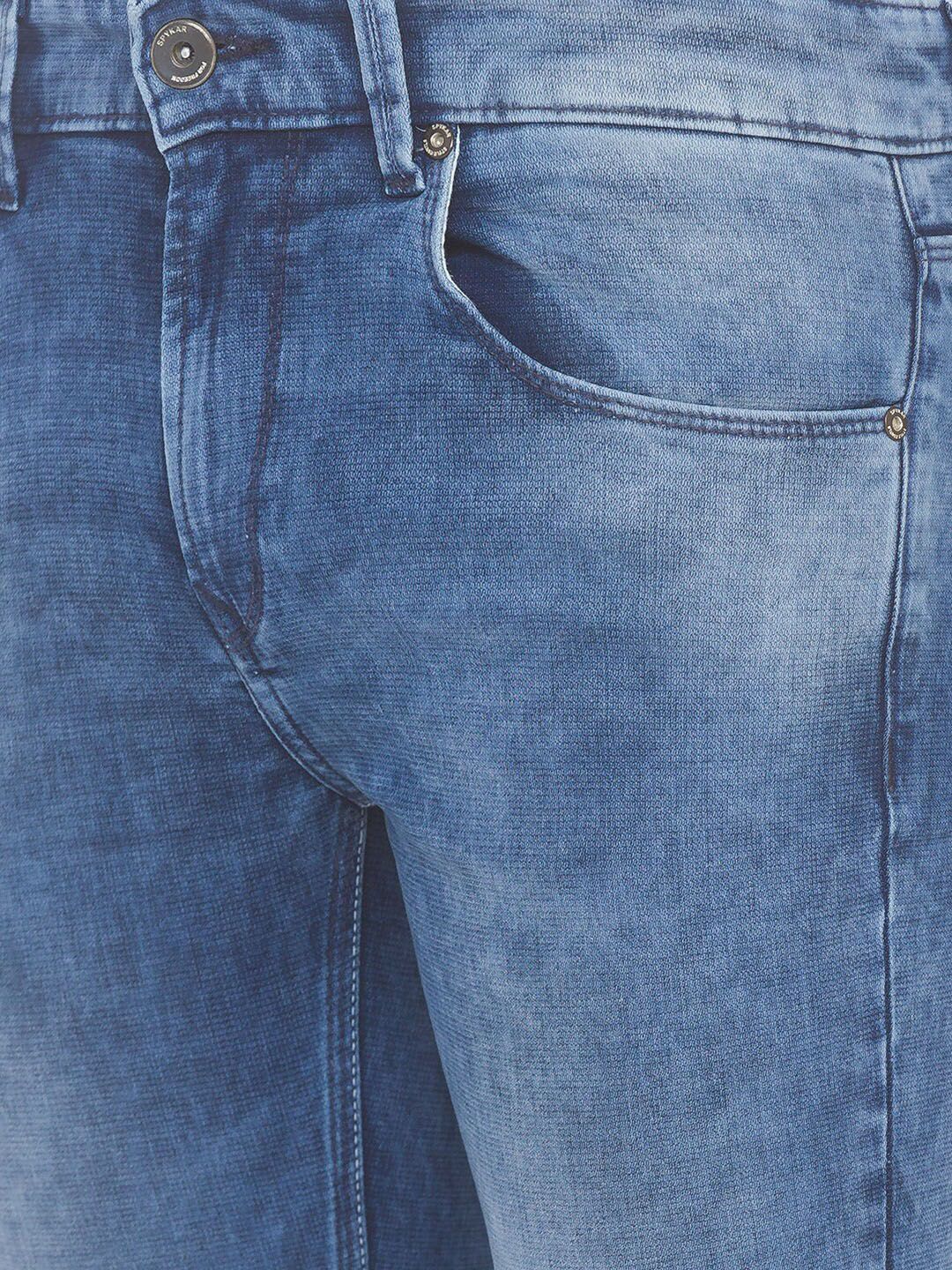 SPYKAR Men Blue Super Skinny Fit Low-Rise Stretchable Jeans