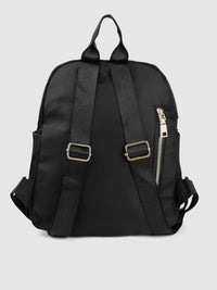 Lino Perros Women Black Backpack with 11 Inch Tablet Sleeve