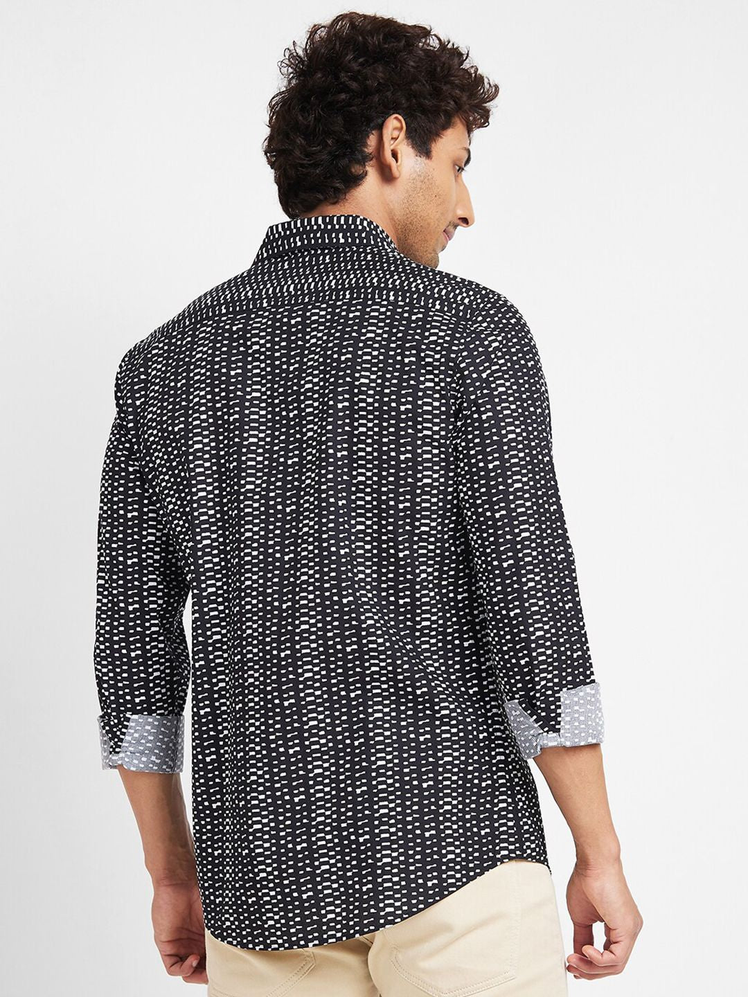 Being Human Slim Fit Abstract Printed Casual Shirt
