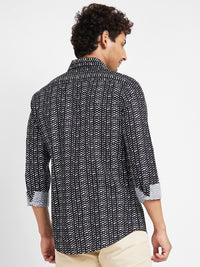 Being Human Slim Fit Abstract Printed Casual Shirt
