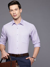 Raymond Slim Fit Textured Pure Cotton Formal Shirt