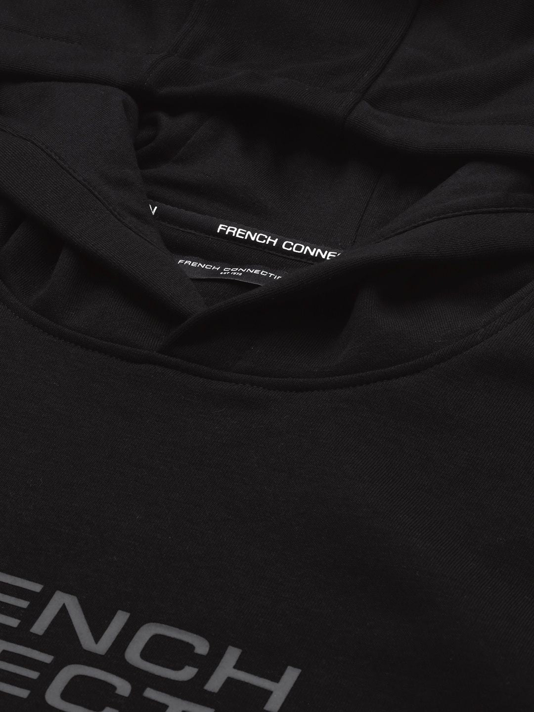 Sambungan Tipografi Sambungan Perancis Bercetak Sweatshirt