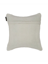 HOSTA HOMES Cream-Coloured 2 Pieces Fur Square Cushion Covers