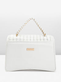 DressBerry Textured Structured Satchel