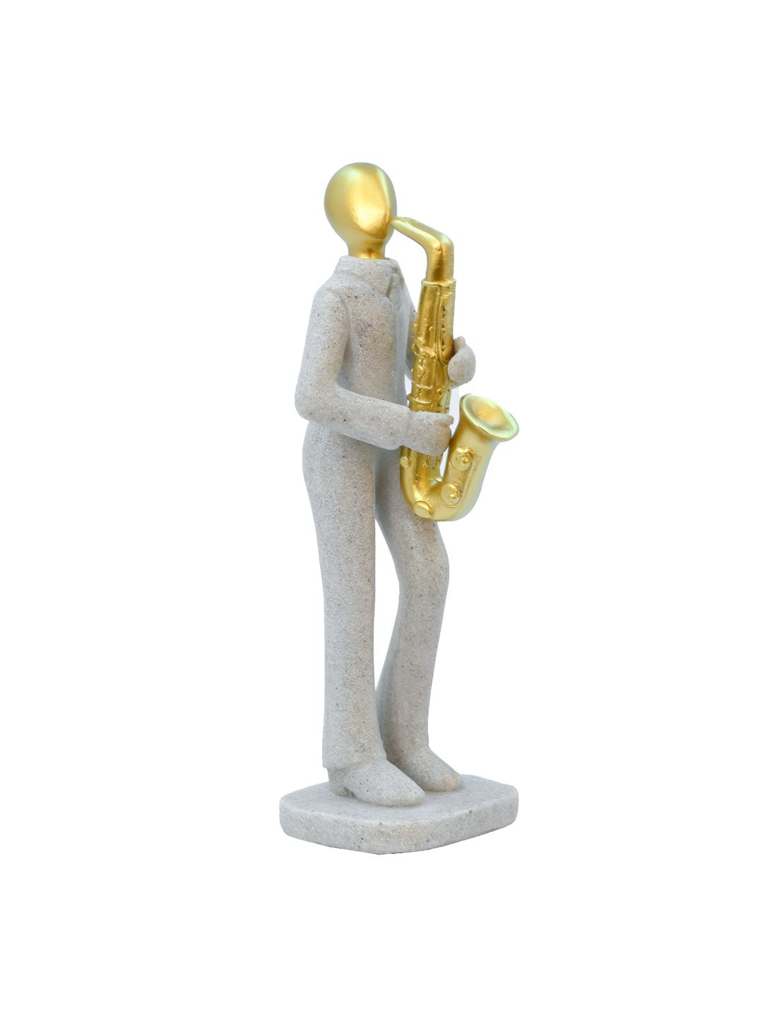 Cortina Sandstone Golden Musical Instruement Statue for Home Decor