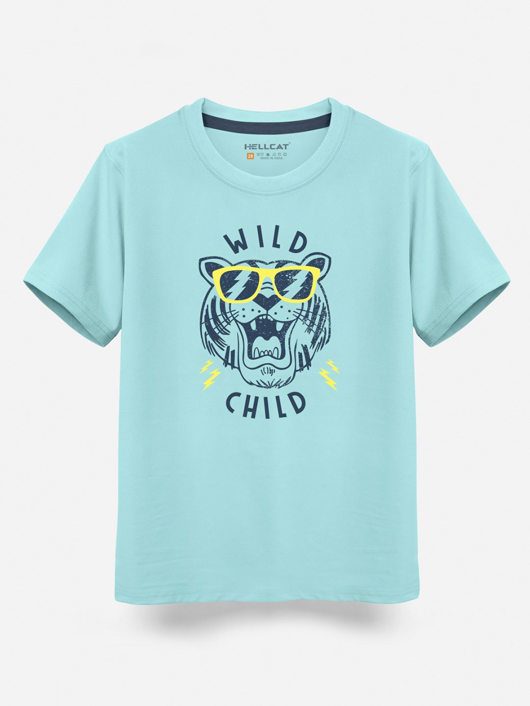 HELLCAT Boys Pack Of 3 Graphic Printed Cotton T-shirt