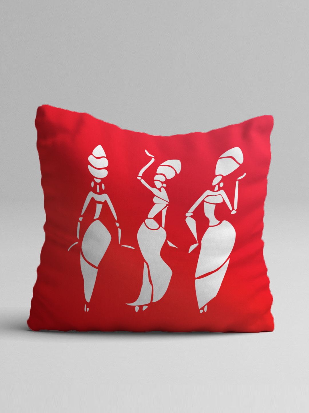 STITCHNEST Set Of 5 Multicolour Graphic Printed Square Cushion Covers