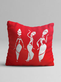 STITCHNEST Set Of 5 Multicolour Graphic Printed Square Cushion Covers