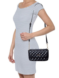 Lisa Haydon for Lino Perros Black Quilted Sling Bag