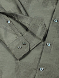 Thomas Scott Men Classic Slim Fit Opaque Casual Shirt