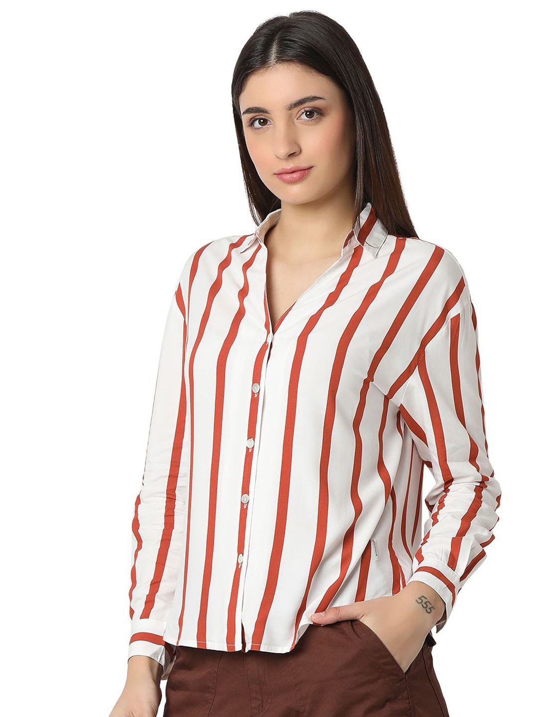 SPYKAR Women Opaque Printed Casual Shirt