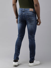 SPYKAR Men Super Skinny Fit Low-Rise Light Fade Stretchable Jeans