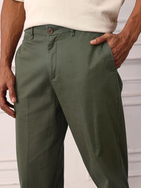 Mr Bowerbird Men Mid-Rise Liberal Fit Heritage Trousers