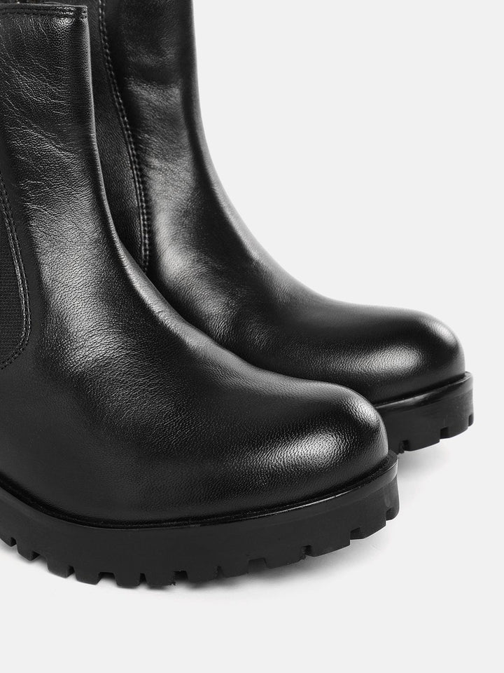 Lino Perros Women Mid-Top Block Heels Regular Boots