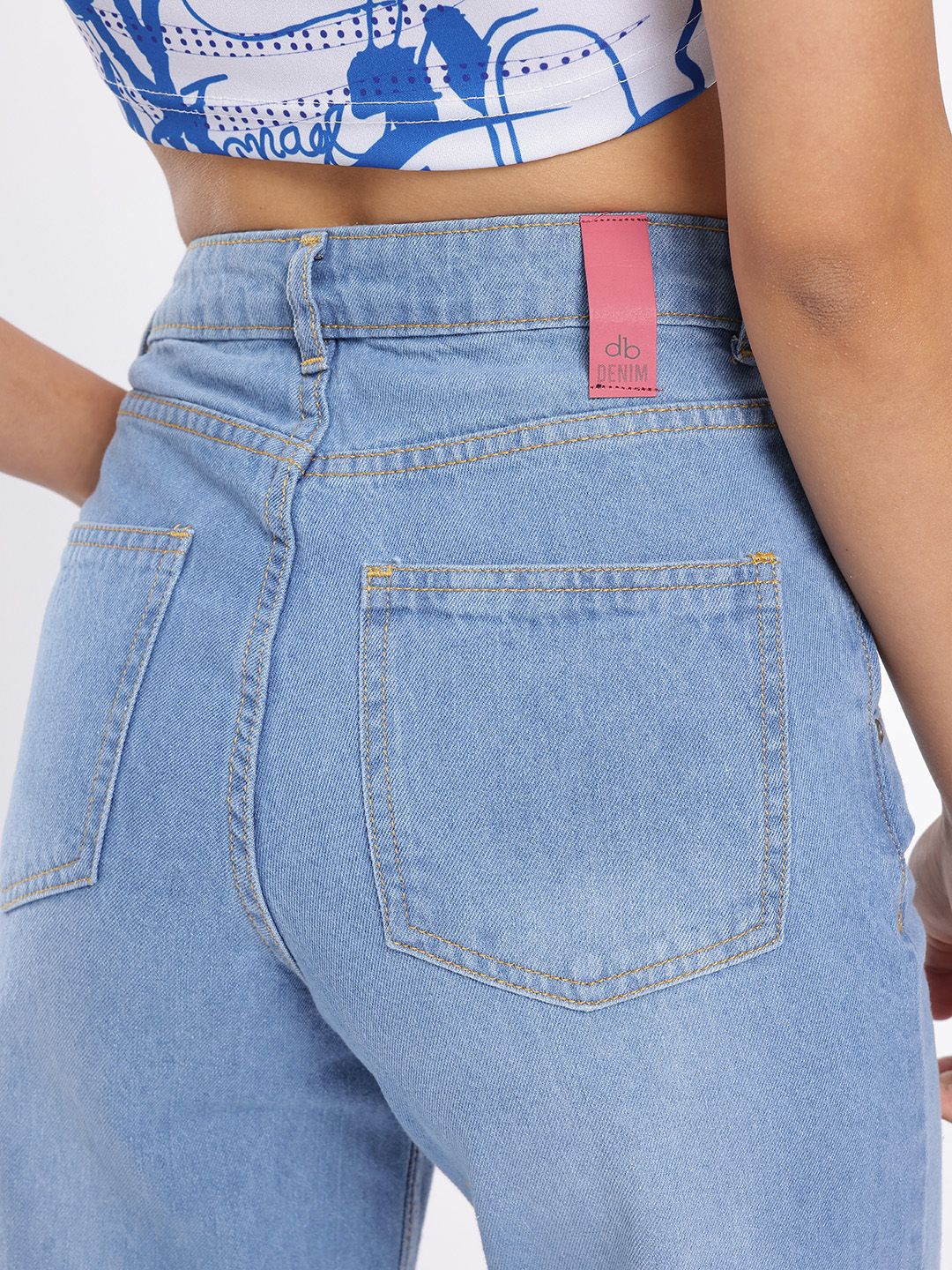 DressBerry Women Urban Savvy Bootcut Fit Light Fade Jeans