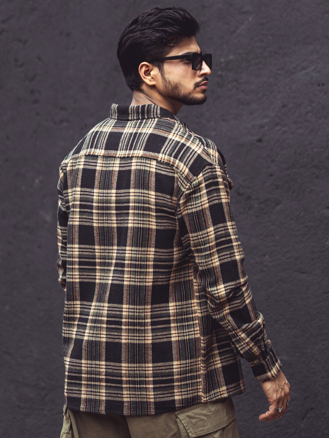 Powerlook India Regular Fit Tartan Checked Casual Shirt