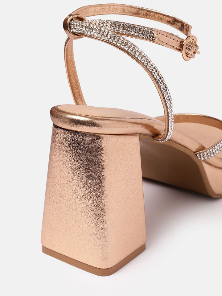 Lino Perros Embellished Party Platform Heels