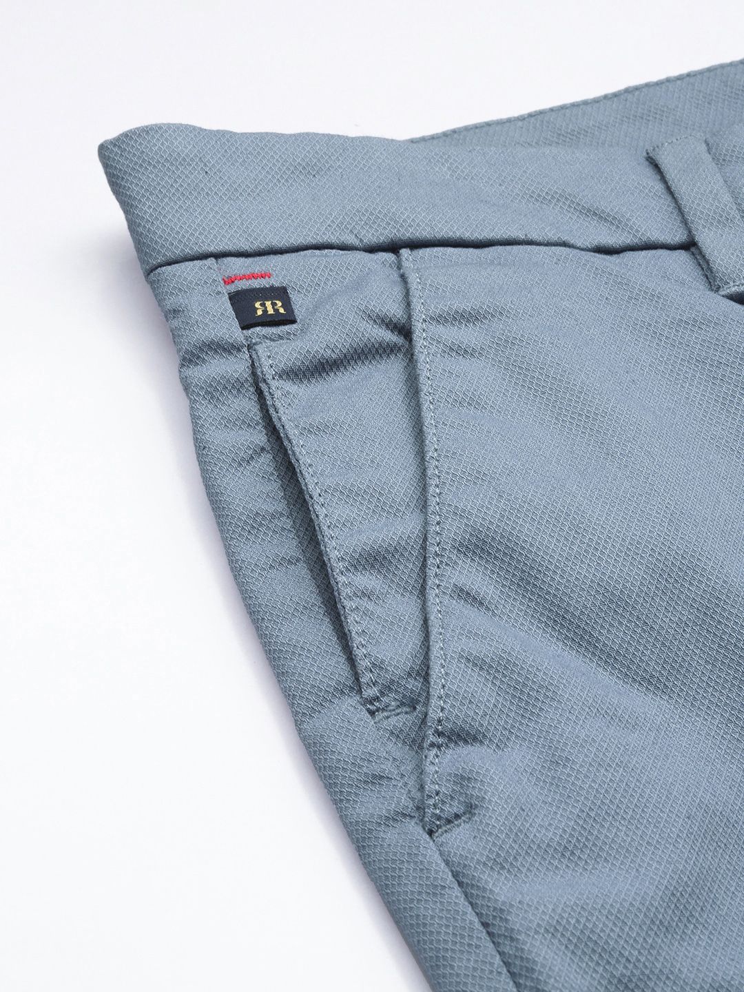 Raymond Men Textured Slim Fit Trousers