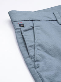 Raymond Men Textured Slim Fit Trousers