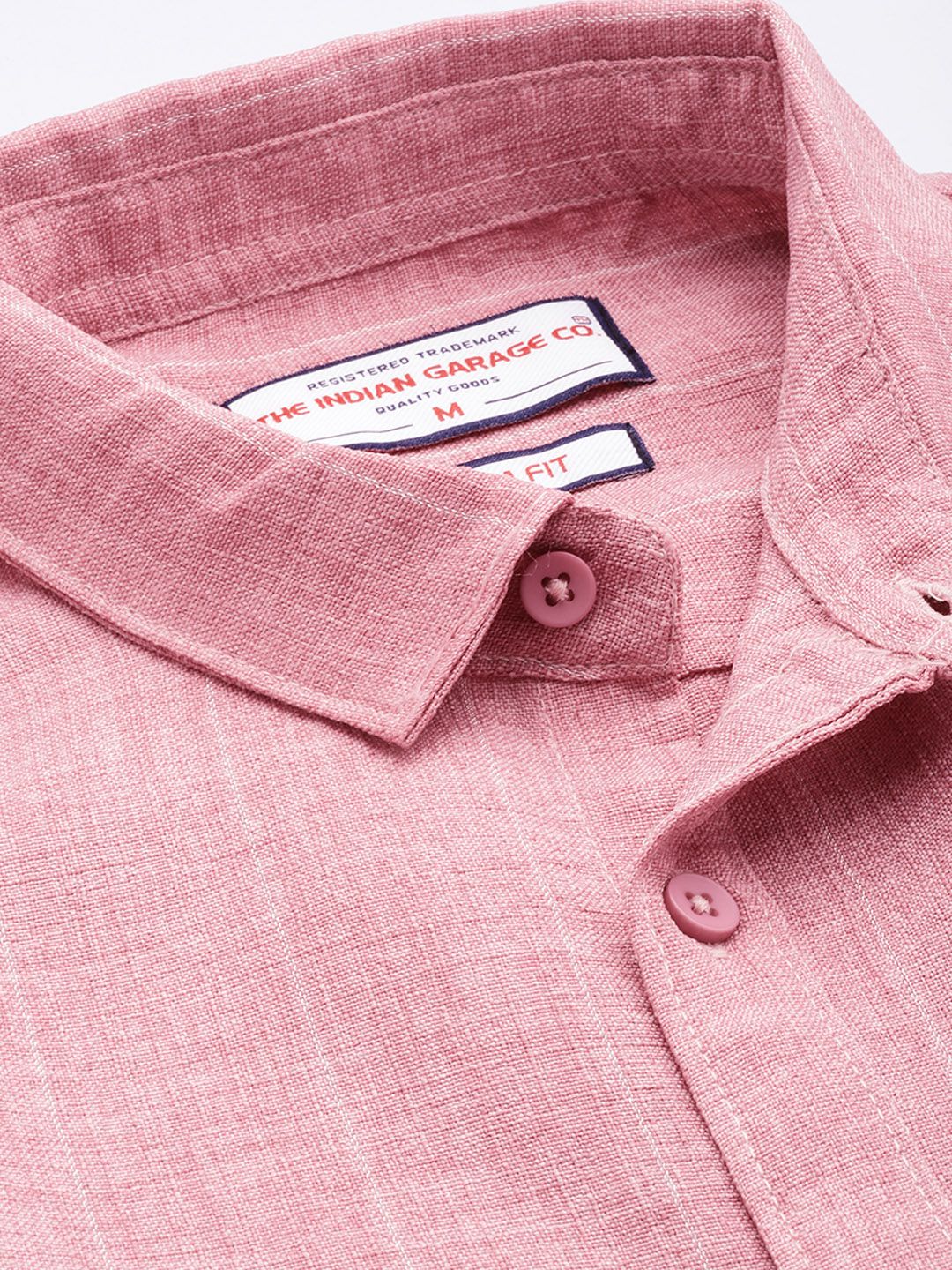 The Indian Garage Co Slim Fit Vertical Striped Casual Shirt