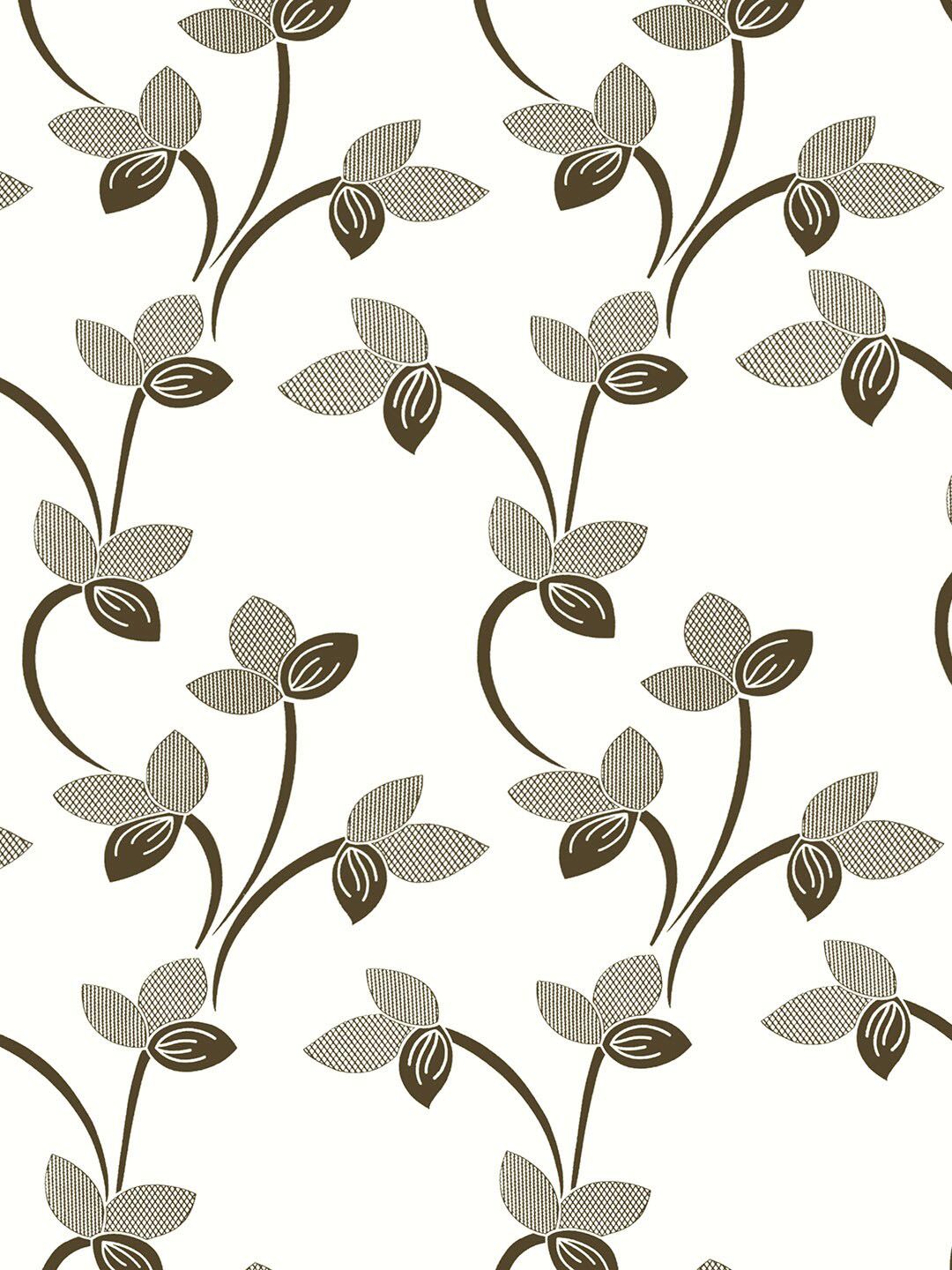 Story@home Nature White & Grey Set of 2 Floral Door Curtains