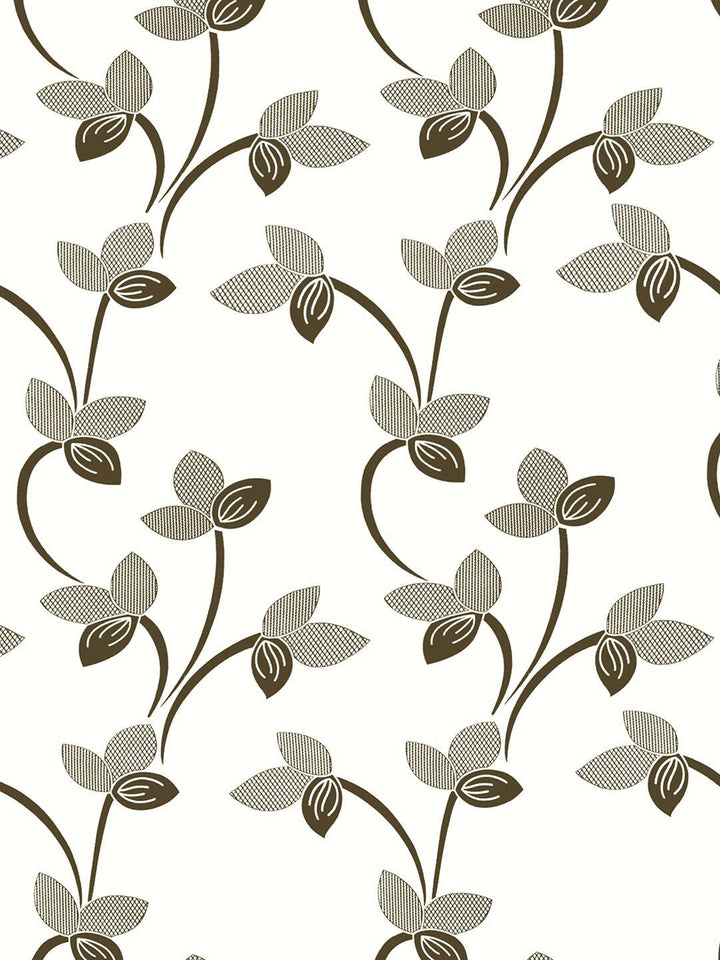 Story@home Nature White & Grey Set of 2 Floral Door Curtains