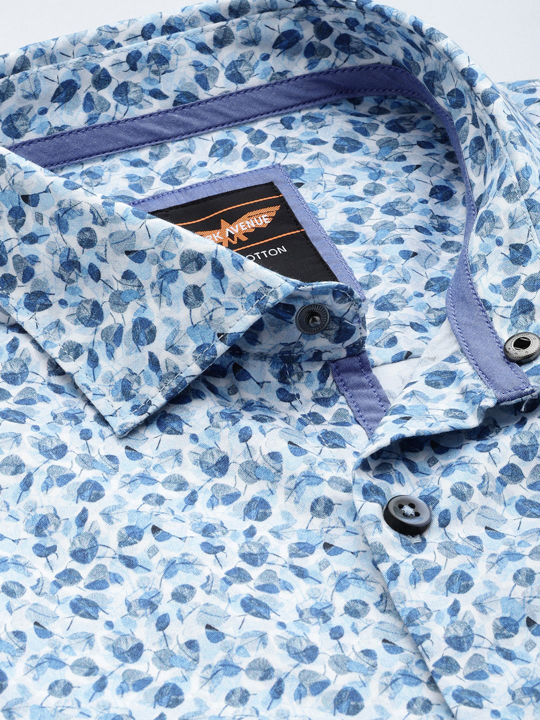 Park Avenue Slim Fit Opaque Floral Printed Pure Cotton Casual Shirt