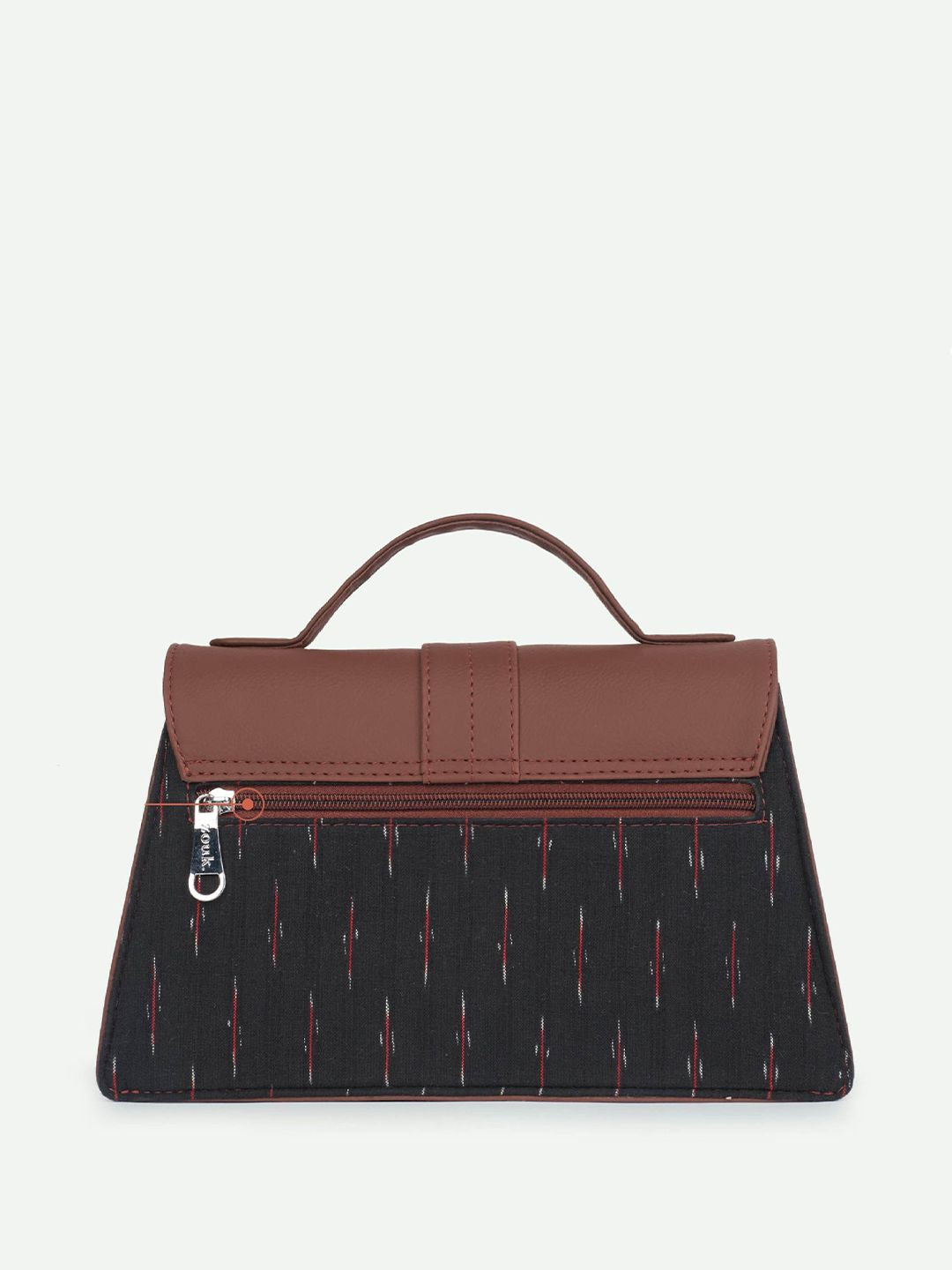 ZOUK Kriti Sanon - Ikat GreRed Iconic Evening Structured Satchel
