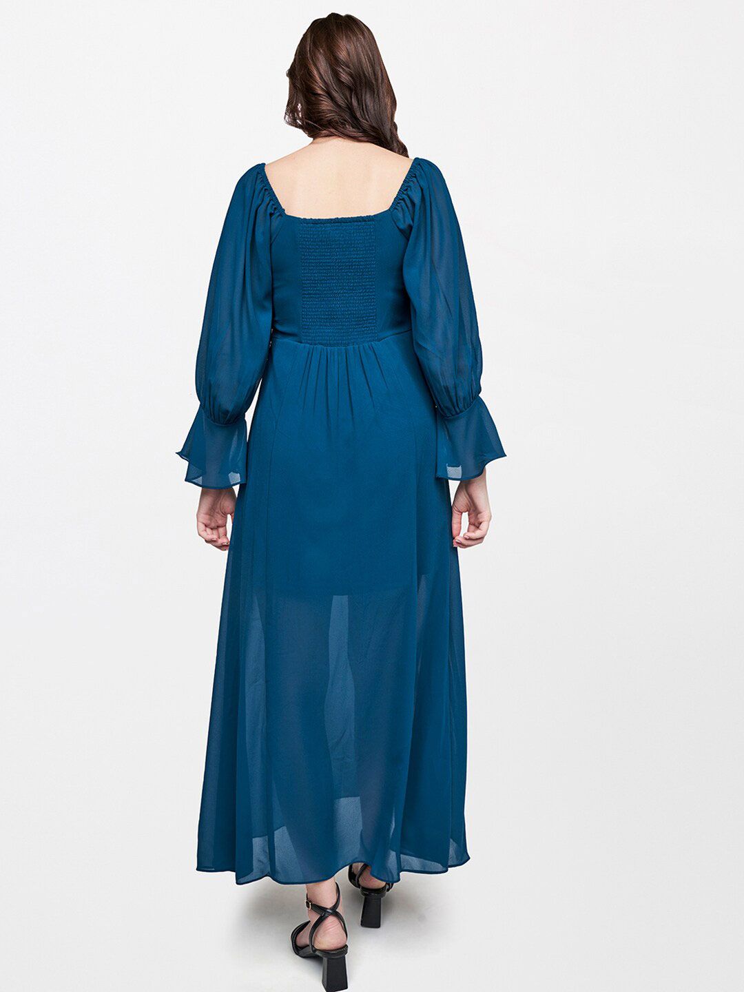 AND Teal Embellished Maxi Dress