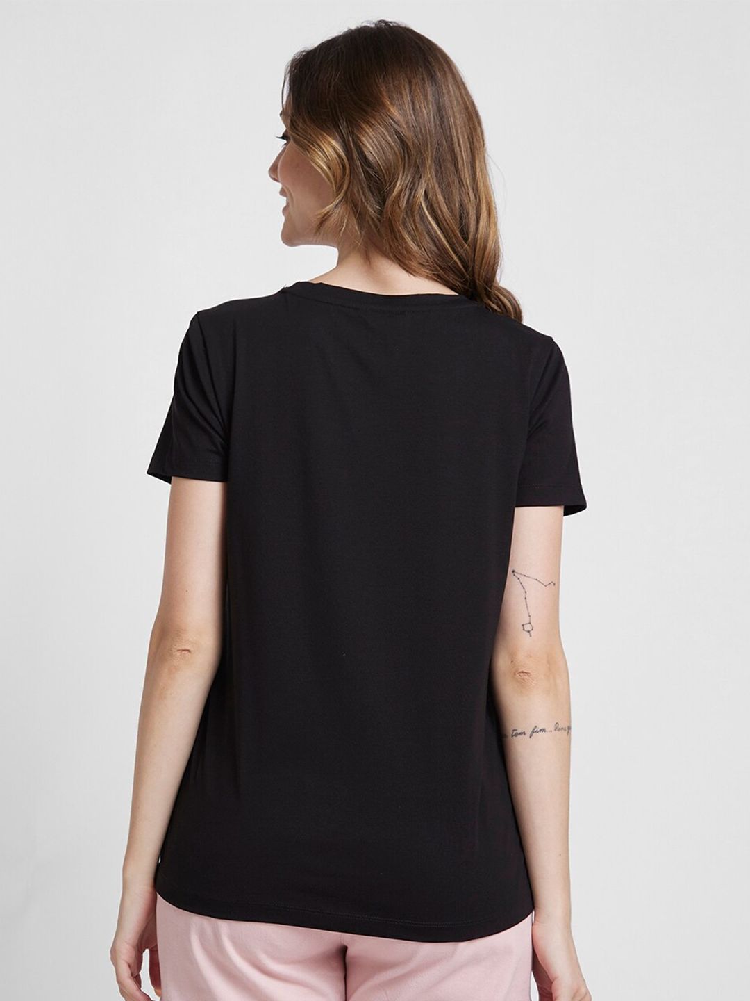 SPYKAR Graphic Printed Cotton T-shirt