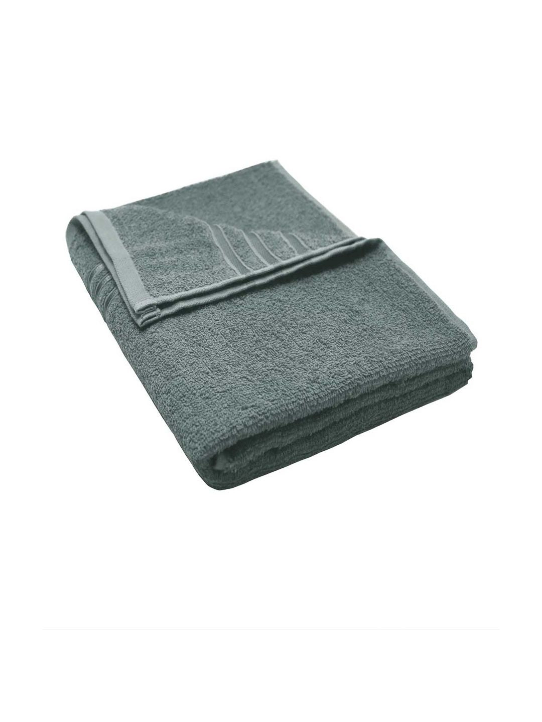 MYTRIDENT Brown 400 GSM Pure-Cotton Bath Towel