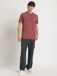 THE BEAR HOUSE Round Neck Pure Cotton Relaxed Fit T-shirt