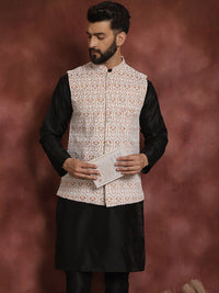 Jaket Nehru Kolar Mandarin Bersulam Warna Pic Anouk