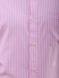 The Indian Garage Co. X Luxe Men Slim Fit Micro Checks Formal Shirt