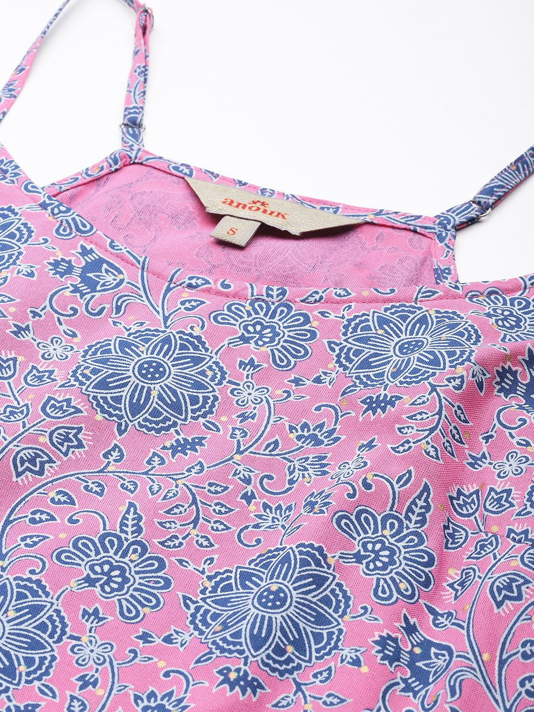 Anouk Floral Printed Regular Kurti with Sharara & With Dupatta