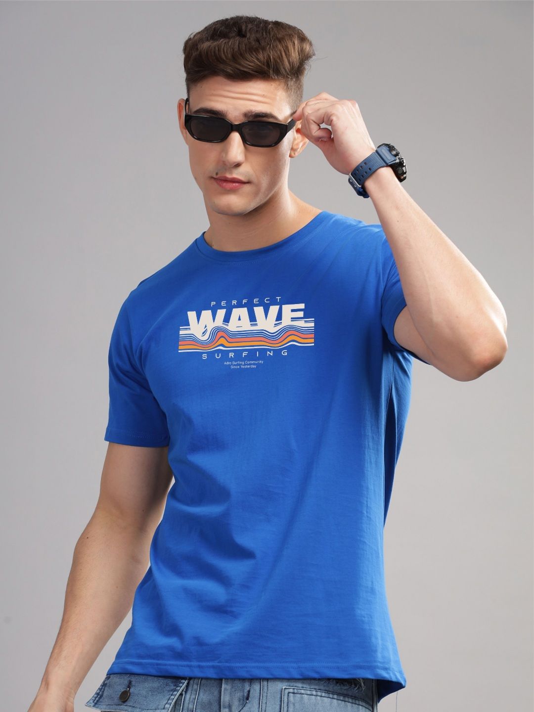 ADRO Men Printed T-shirt