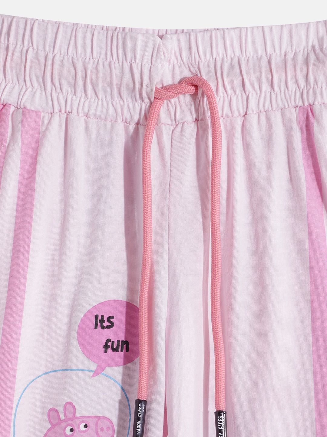 Happy Faces Girls Peppa Pig Pure Cotton Joggers