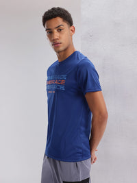 HRX by Hrithik Roshan Twin Collection Typography Printed Rapid-Dry Training T-shirt