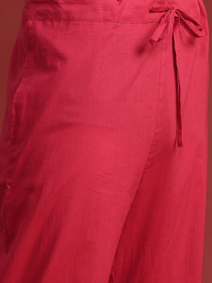 Anouk Bandhani Print Pure Cotton Kurta with Trousers