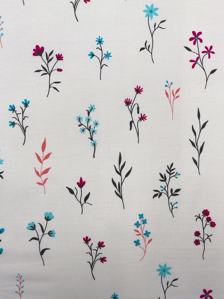 BOMBAY DYEING  Vintage Turquoise Blue Printed Cotton 180 TC  Bedsheet Set 1.52 m X 2.28 m