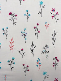 BOMBAY DYEING  Vintage Turquoise Blue Printed Cotton 180 TC  Bedsheet Set 1.52 m X 2.28 m