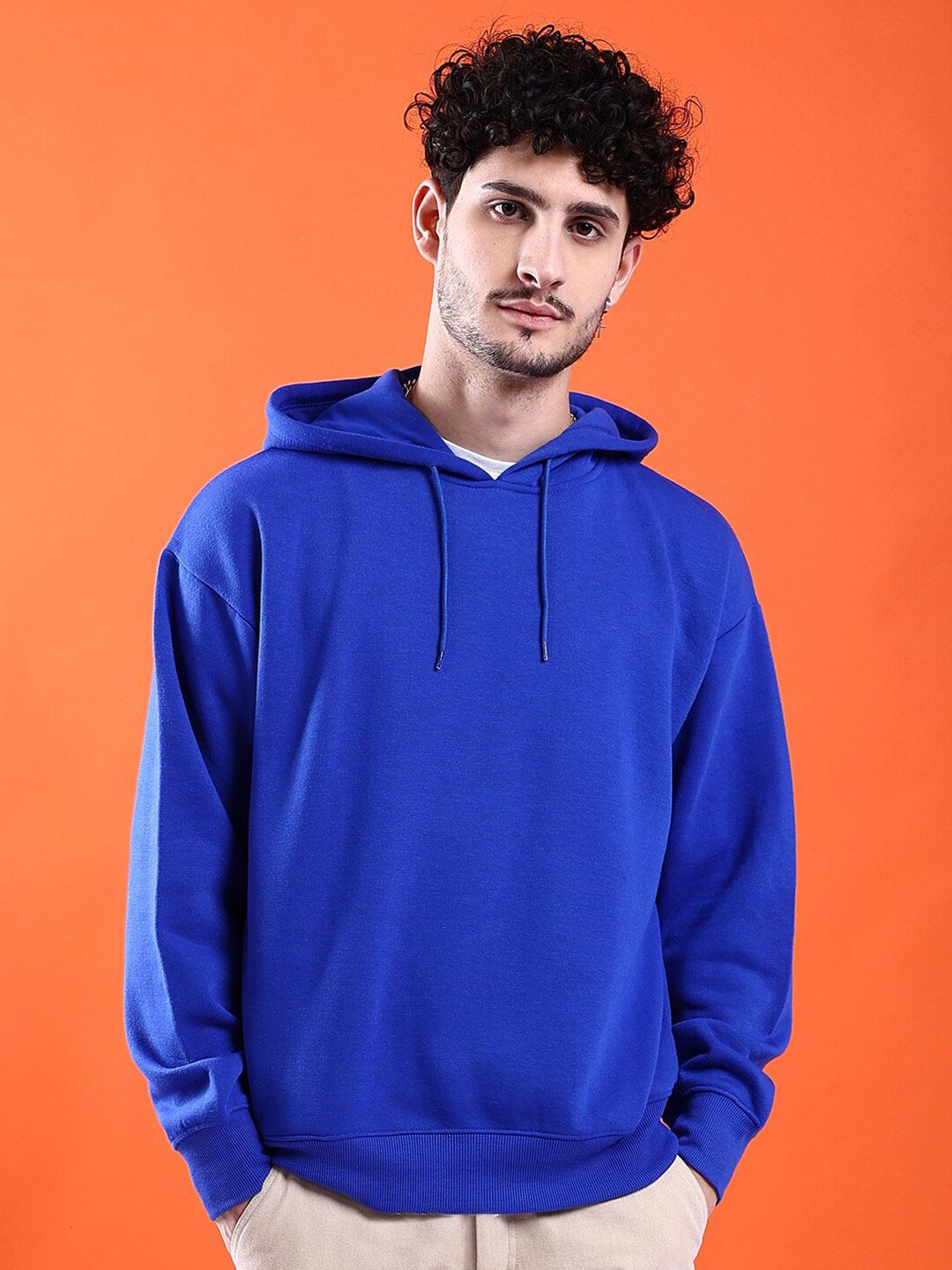Garage India Co Hooded Lengan Panjang Pullover Sweatshirt
